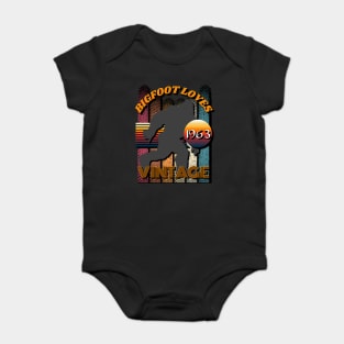 Bigfoot Loves Vintage 1963 Baby Bodysuit